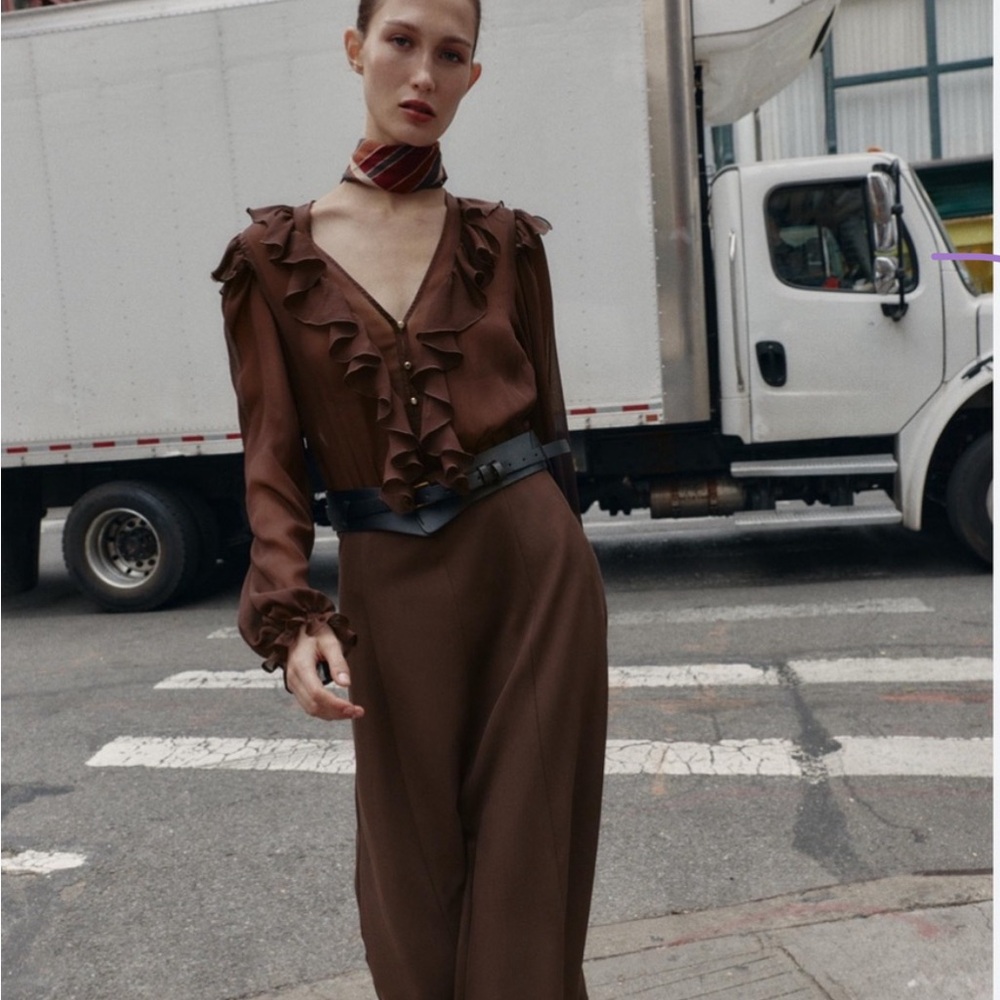 Zara Combination midi dress